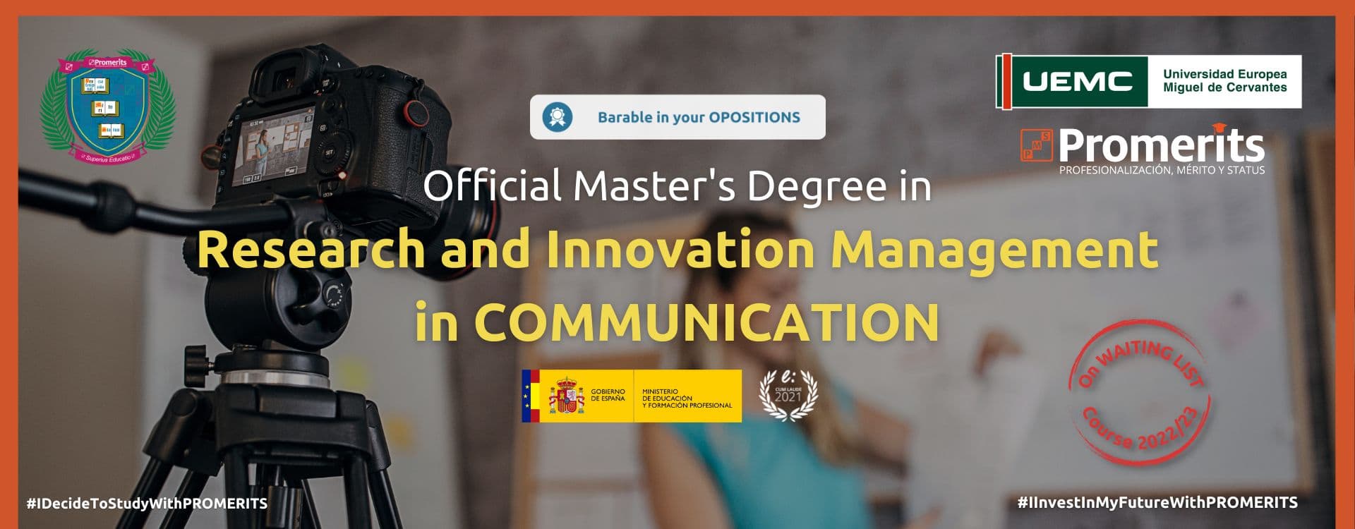 Official Master´s Degree in Comunication