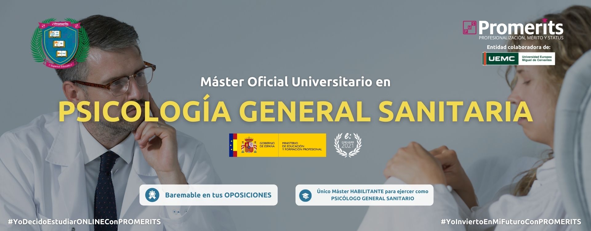 Máster Universitario en PSICOLOGÍA GENERAL SANITARIA
