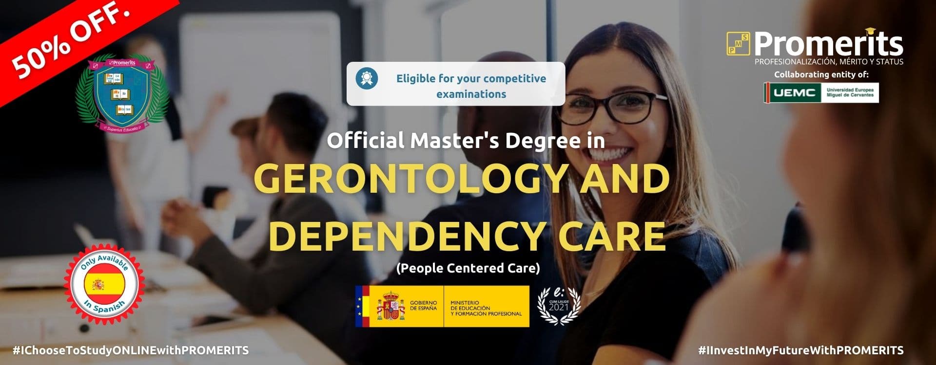 Official Master's Degree in Gerontology and Dependency Care