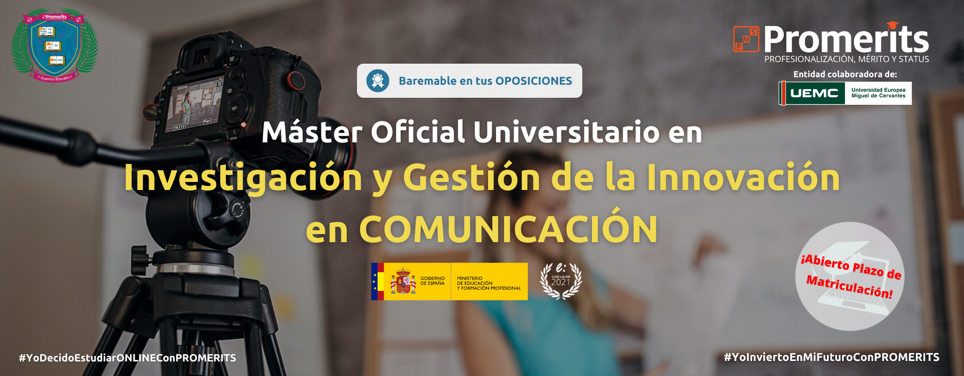 Curso Oficial Universitario en Investigación y Gestión de la Innovación en Comunicación